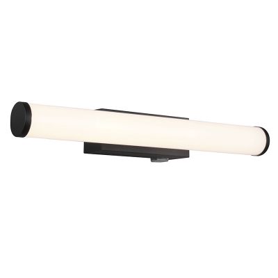 Iluminação para espelho moderna preta, Staby, 4,3W, LED 3000K, IP44