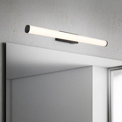 Iluminação para espelho moderna preta, Staby, 6,5W, LED 3000K, IP44
