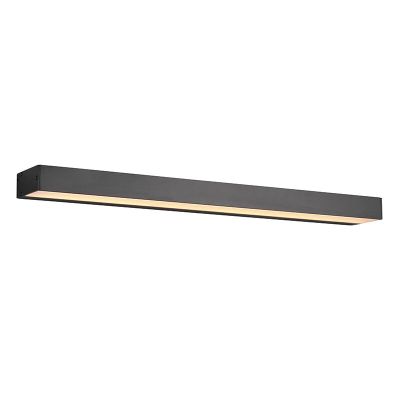 Candeeiro de parede para casa de banho moderno preto, Basma, 8W, LED 3000K, IP44