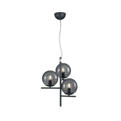 Candeeiro suspenso moderno antracite, Silkis