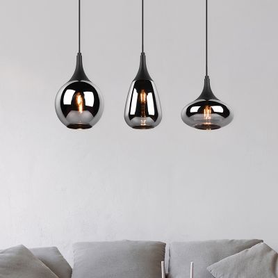 Candeeiro suspenso design preto, Sybren