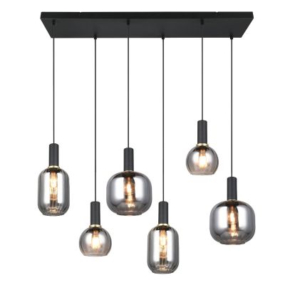 Candeeiro suspenso design cinzento, Nurullah