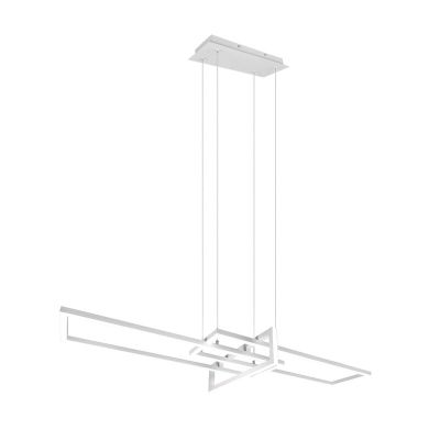Candeeiro suspenso moderno branco, Hatun, 34W, LED 4000K