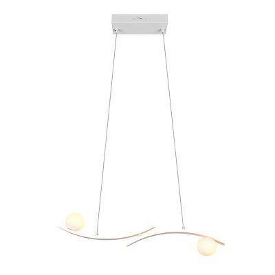 Candeeiro suspenso moderno branco, Leonoor