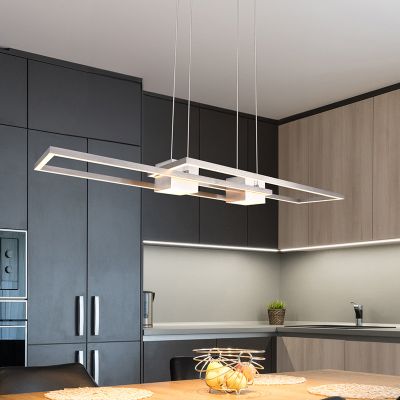 Candeeiro suspenso design níquel, Sohaib, 37W, LED ajustável de branco quente a branco frio, regulável em 3 níveis