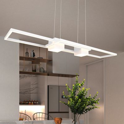 Candeeiro suspenso design branco, Sohaib, 37W, LED ajustável de branco quente a branco frio, regulável em 3 níveis
