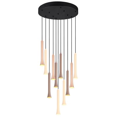 Candeeiro suspenso moderno preto, Albartus, 3W, LED white switch, regulável em 3 níveis