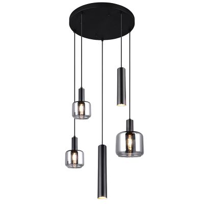 Candeeiro suspenso design preto, Lahcen