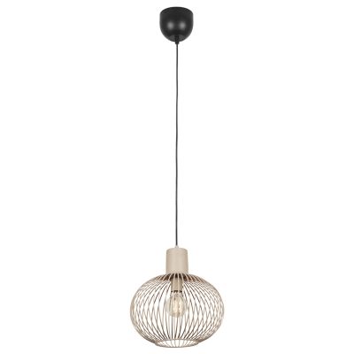 Candeeiro suspenso industrial bege, Gjalt