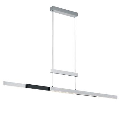 Candeeiro suspenso moderno cromo, Jessey, 45W, LED ajustável de branco quente a branco frio