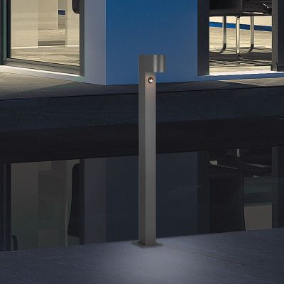 Candeeiro de pé exterior com sensor de movimento moderno antracite, Laurien, IP44