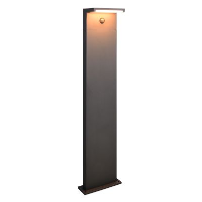 Candeeiro de pé exterior com sensor de movimento moderno antracite, Patrique, IP54