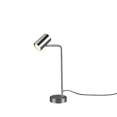 Candeeiro de mesa moderno níquel, Kaso, com interruptor