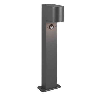 Candeeiro de pé exterior com sensor de movimento moderno antracite, Laurien, IP44
