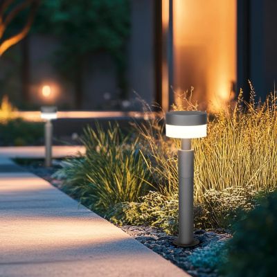 Candeeiro para exterior moderno antracite, Irfaan, 8W, LED 3000K, IP54