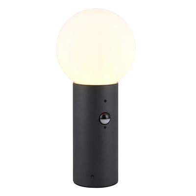 Candeeiro de pé exterior com sensor de movimento moderno antracite, Ouarda, IP44