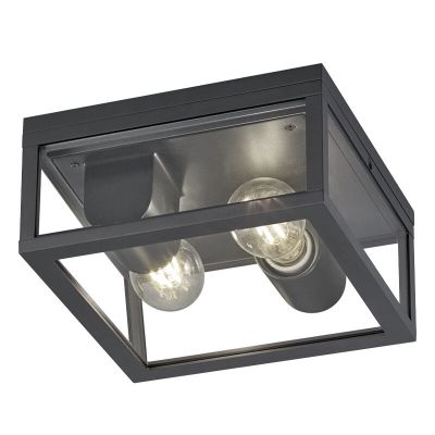Candeeiro para exterior industrial antracite, Sanna, IP44
