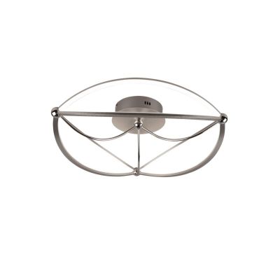 Plafon moderno níquel, Remy, 42W, LED 3000K