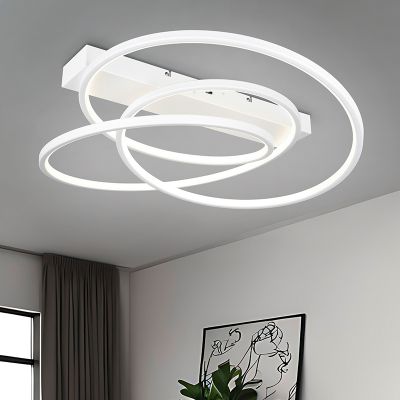Plafon design branco, Teodore, 34W, LED white switch, regulável em 3 níveis