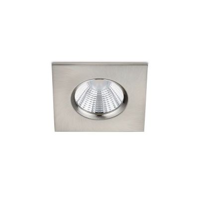 Foco de encastrar casa de banho moderno níquel, Iman, 5W, LED 3000K, IP65