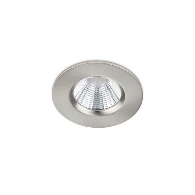 Foco de encastrar casa de banho moderno níquel, Iman, 5W, LED 3000K, IP65