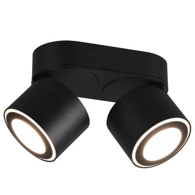 Plafon moderno preto, Jorno, 3,5W, LED 3000K