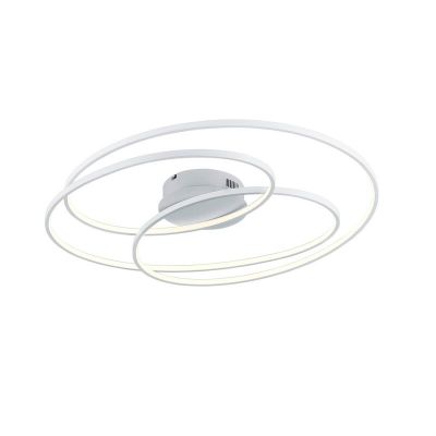 Plafon moderno branco, Sabra, 50W, LED 3000K