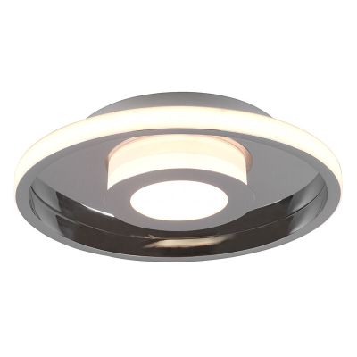 Candeeiro de teto para casa de banho moderno cromo, Kayla, 28W, LED 3000K, IP44