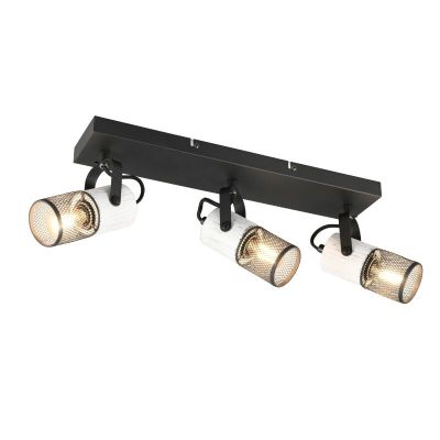 Foco de teto vintage preto, Marjet