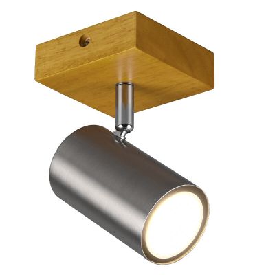 Foco de teto moderno níquel, Kaso