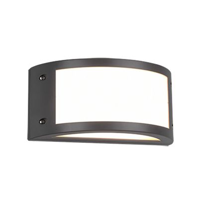 Candeeiro para exterior moderno antracite, Ivo, 12W, LED 3000K, IP54
