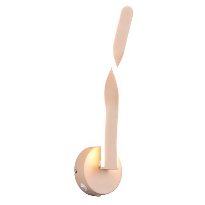 Aplique de parede design castanho, Quirinus, 11W, LED 4000K, com interruptor