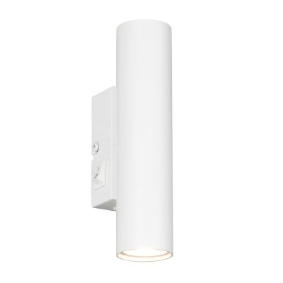 Candeeiro up down moderno branco, Suradj, com interruptor