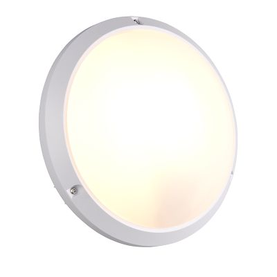 Candeeiro para exterior de plástico branco, Nourdine, IP65
