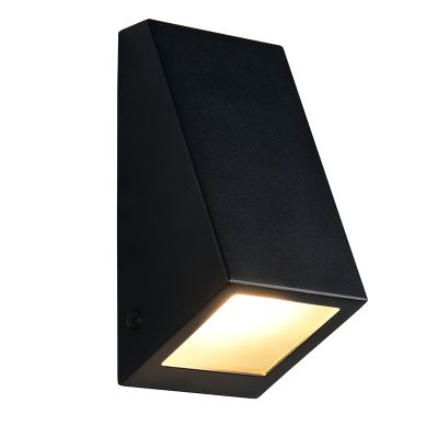 Candeeiro para exterior moderno preto, Orkun, IP44
