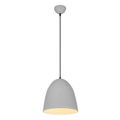Candeeiro semiesférico moderno cinzento, Ingmar