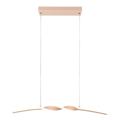 Candeeiro suspenso design castanho, Quirinus, 18W, LED 4000K