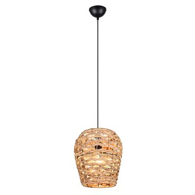 Candeeiro suspenso de rattan castanho, Lycke