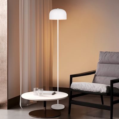 Candeeiro de pé recarregável moderno branco, Dustin, 2,5W, LED 3000K, regulável em 3 níveis