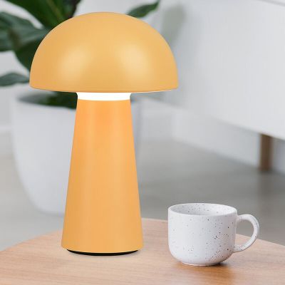Candeeiro de mesa exterior moderno amarelo, Rachelle, 2W, LED 3000K, IP44, regulável em 3 níveis