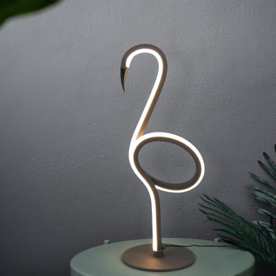 Candeeiro de mesa design preto, Puk, 6W, LED 3000K, com interruptor