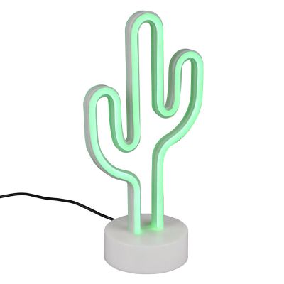 Candeeiro de mesa quarto infantil de plástico verde, Setian, 1W, LED 3000K
