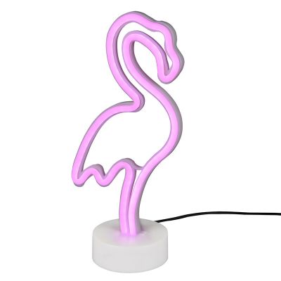 Candeeiro de mesa quarto infantil de plástico rosa, Serian, 1W, LED 3000K