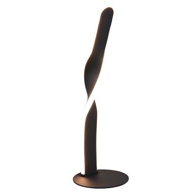 Candeeiro de mesa design preto, Quirinus, 10W, LED 4000K, com interruptor