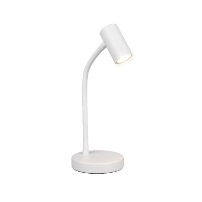 Candeeiro de mesa moderno branco, Suradj, com interruptor