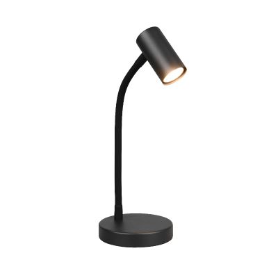 Candeeiro de mesa moderno preto, Suradj, com interruptor