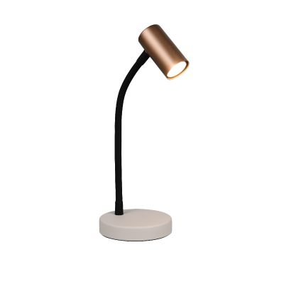 Candeeiro de mesa moderno castanho, Suradj, com interruptor