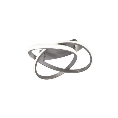 Plafon moderno níquel, Sanura, 18W, LED 3000K