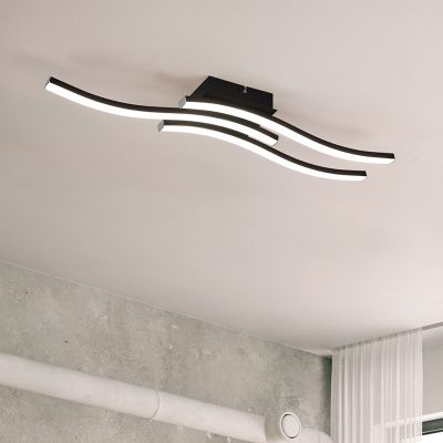 Candeeiro de teto moderno preto, Go, 5W, LED 4000K