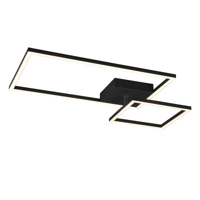 Plafon moderno preto, Binc, 25W, LED 3000K